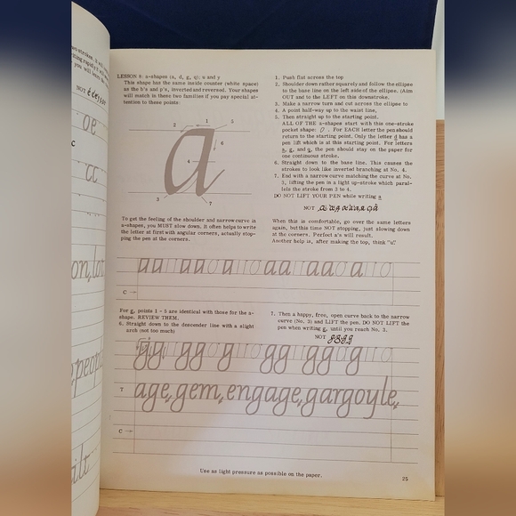 The Italic Way To Beautiful Handwriting, Cursive & Calligraphic, By Fred Eager - Picture 6 of 8